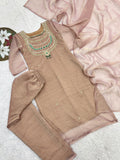 NEW MOST VIRAL PARTY WEAR HEAVY PURE SALSA CRUSH BEAUTIFUL KURTI-PANT WITH DUPATTA SET