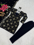 Pure Heavy Viscose Velvet With Heavy Embroidery Multi Sequence Work Salwar Kameez