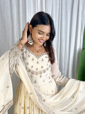 Pure Fox Georgette With Embroidery 5mm Sequence Work Anarkali Salwar Kameez