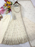 Pure Fox Georgette With Embroidery 5mm Sequence Work Anarkali Salwar Kameez