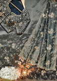 Fendy Silk with Heavy Beds Work With Sequence Detailing Beautiful Saree