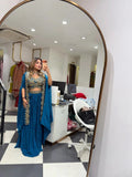 New Super Trending Party Wear Shrug with Sarara Set