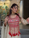 Pure Salsa Crush Silk With Embroidery 3 & 5mm Sequence Coding Dori Work Salwar Kameez