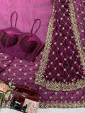 Fendy Silk with Heavy Beds Work  With Sequence Detailing Beautiful Saree