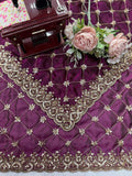 Fendy Silk with Heavy Beds Work  With Sequence Detailing Beautiful Saree