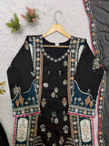 FESTIVAL SEASON WEAR BEAUTIFUL KAFTAAN WITH PANT AND DUPATTA WITH SEQUENCE EMBROIDERED AND APPLIQUE WORKED