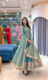 Fully Stitched & Ready to Wear Heavy Fendy Silk With Heavy Embroidered Sequence work Salwar Kameez