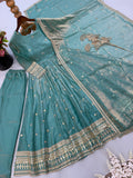 Fully Stitched & Ready to Wear Heavy Fendy Silk With Heavy Embroidered Sequence work Salwar Kameez