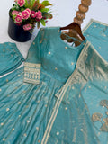 Fully Stitched & Ready to Wear Heavy Fendy Silk With Heavy Embroidered Sequence work Salwar Kameez
