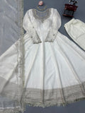 Vichitra with Soft Micro Cotton Lining & Thread with Sequence Work Salwar Kameez