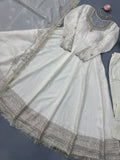 Vichitra with Soft Micro Cotton Lining & Thread with Sequence Work Salwar Kameez