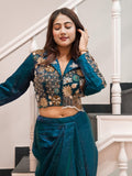 New western Two piece set with Semi Beads embroidery detailing