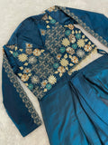 New western Two piece set with Semi Beads embroidery detailing