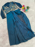 New western Two piece set with Semi Beads embroidery detailing