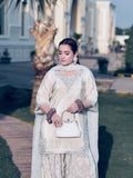 New Designer Party Wear Look Pur Natural Crepe Top & Farshi Palazzo With Dupatta set