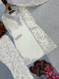 New Designer Party Wear Look Pur Natural Crepe Top & Farshi Palazzo With Dupatta set