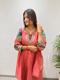 DESIGNER CORDING SEQUENCE EMBROIDERED WORKED TOP PLAZZO WITH DUPATTA