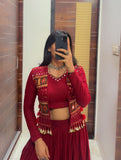 NAVARATRI WEAR BEAUTIFUL CORA COTTON LEHANGA CHOLI