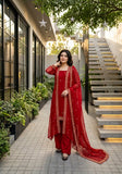 NEW DESIGNER HEAVY FUAX GEORGETTE SHARG TOP DUPATTA SET