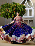 NAVRATRI SPECIAL HEAVY MUSLIN COTTON WITH REAL MIRROR WORK LEHENGA CHOLI