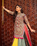 NAVRATRI SPECIAL Heavy MUSLIN COTTON Beautiful digital print & REAL MIRROR WORK CHANIYA CHOLI