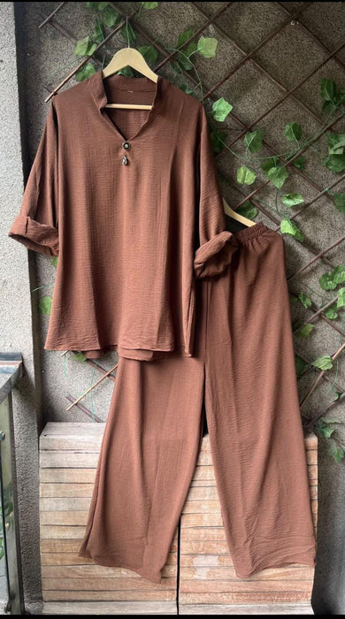 PLUS SIZE BEAUTIFUL CO ORD SET WITH IMPORTED FABRIC