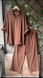 PLUS SIZE BEAUTIFUL CO ORD SET WITH IMPORTED FABRIC