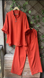 PLUS SIZE BEAUTIFUL CO ORD SET WITH IMPORTED FABRIC