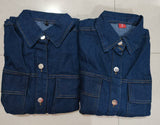 High quality denim fabric with belt Beautiful Dress