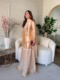 Japan Satin with Intricate Thread Work Beautiful Salwar Kameez