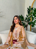 Japan Satin with Intricate Thread Work Beautiful Salwar Kameez