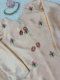 Japan Satin with Intricate Thread Work Beautiful Salwar Kameez