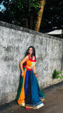 NAVARATRI WEAR BEAUTIFUL RAYON LEHANGA CHOLI