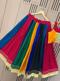 NAVARATRI WEAR BEAUTIFUL RAYON LEHANGA CHOLI
