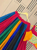NAVARATRI WEAR BEAUTIFUL RAYON LEHANGA CHOLI