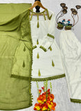NEW DESIGNER PARTY WEAR TOP AND PLAZZO WITH FANCY DUPPATA AND EMBROIDERY WORK