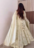 Fendy silk With Fully Flair Beautiful Anarkali Salwar Kameez