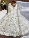 Fendy silk With Fully Flair Beautiful Anarkali Salwar Kameez
