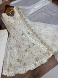 Fendy silk With Fully Flair Beautiful Anarkali Salwar Kameez