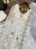 Fendy silk With Fully Flair Beautiful Anarkali Salwar Kameez