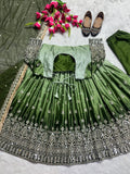 SEQUENCE 9MM MULTI NEEDLE WORK WITH EMBROIDERY WORK WITH FULL SLEEVES SALWAR KAMEEZ