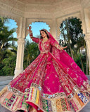 NEW DESIGNER NAVRATRI SPECIAL HEAVY MUSLIN COTTON PRINTED LAHENGA CHOLI