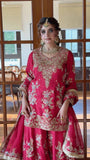 Premium CHINON with Zari &amp; 5mm Sequins Embroidery Work Salwar Kameez