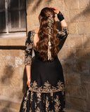 Premium CHINON with Zari &amp; 5mm Sequins Embroidery Work Salwar Kameez