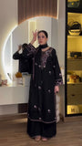 Rayon Satin with Soft Micro Cotton Lining & Intricate Thread With sequence Work with potli Salwar Kameez