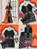 Premium CHINON with Zari & Sequins Embroidery Work Also Chakri Stone Work Salwar Kameez