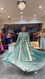 Heavy Salsa Butti Top Blouse with Lehenga Set