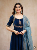 Pure Viscous Velvet With 5mm Sequence Embroidery Work Salwar Kameez