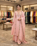 FESTIVAL SEASON BEAUTIFUL KURTI WITH SEQUENCE EMBROIDERY WORK PLAZZO AND DUPATTA