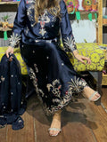 Premium CHINON with Beautiful Thread Embroidery Work Salwar Kameez